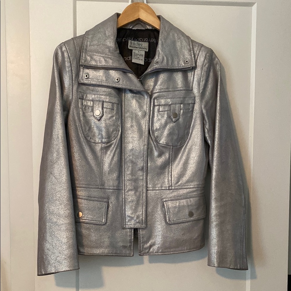 Showstopper Bradley Bayou Silver Leather Women's Jacket
